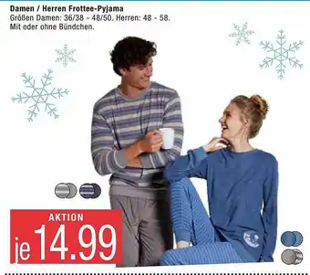 Marktkauf Damen Oder Herren Frottee-pyjama Angebot