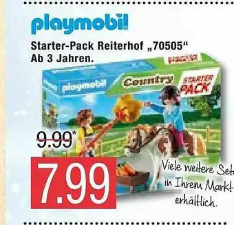 Marktkauf Playmobil Starter-pack Reiterhof 70505 Angebot