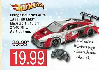 Marktkauf Hot Wheels Ferngesteuertes Auto Audi R8 Lms Angebot