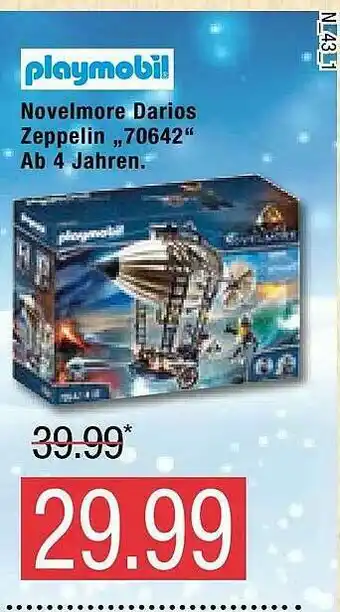 Marktkauf Playmobil Novelmore Darios Zeppelin 70642 Angebot