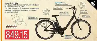 Marktkauf Damen E-city Bike Shimano Angebot