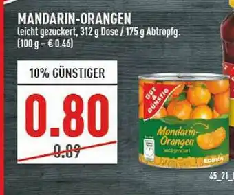 Marktkauf Mandarin-orangen Angebot