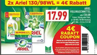 Marktkauf Ariel Vollwaschmittel Oder Color Angebot