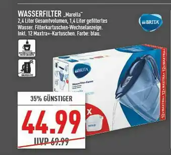 Marktkauf Brita Wasserfilter „marella” Angebot