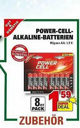 Marktkauf Power-cell-alkaline-batterien Gut & Günstig Angebot