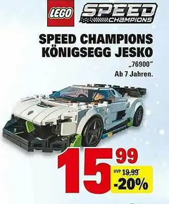 Marktkauf Lego Speed Champions Speed Champions Königsegg Jesko „76900” Angebot