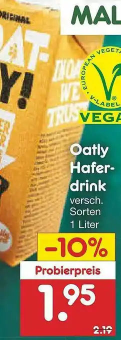 Netto Marken-Discount Oatly Haferdrink Angebot