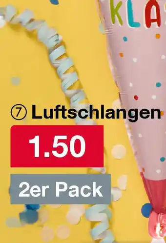 Woolworth Luftschlangen 2er Pack Angebot