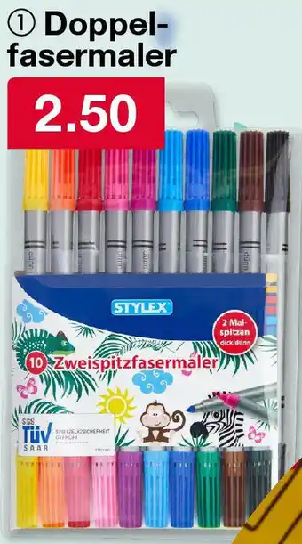 Woolworth STYLEX Doppelfasermaler Angebot