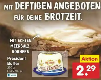 Netto Marken-Discount Président Butter Angebot