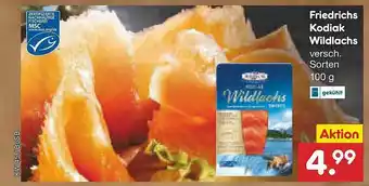 Netto Marken-Discount Friedrichs Kodiak Wildlachs Angebot