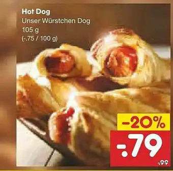 Netto Marken-Discount Hot Dog Angebot