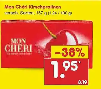 Netto Marken-Discount Mon Chéri Kirschpralinen Angebot