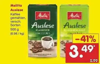 Netto Marken-Discount Melitta Auslese Angebot