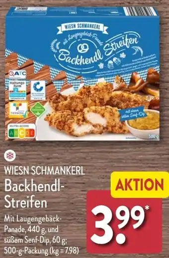 Aldi Nord WIESN SCHMANKERL Backhendl Streifen 500 g Packung Angebot