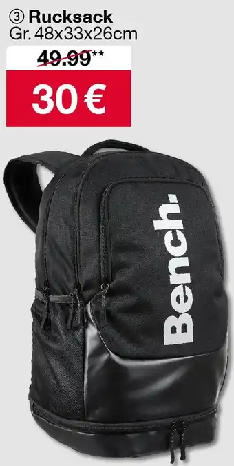 Woolworth Bench Rucksack Angebot