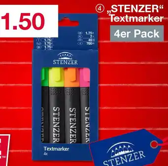Woolworth STENZER Textmarker Angebot