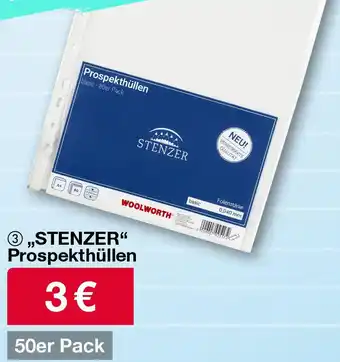 Woolworth STENZER Prospekthüllen Angebot