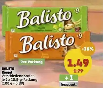 PENNY Balisto Riegel Angebot