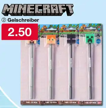 Woolworth MINECRAFT Gelschreiber Angebot
