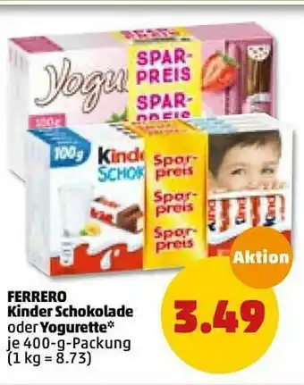 PENNY Ferrero Kinder Schokolade Oder Yogurette Angebot