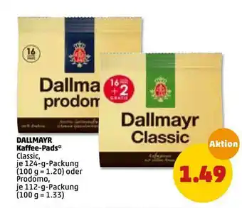 PENNY Dallmayr Kaffee Pads Angebot