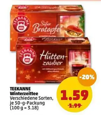 PENNY Teekanne Winterzeittee Angebot