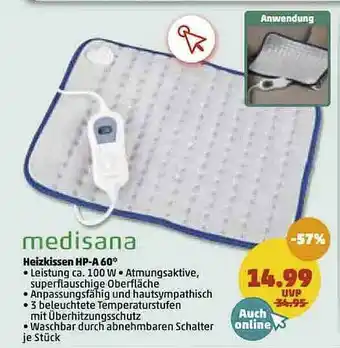 PENNY Medisana Helzkissen Hp-ap-a 60 Angebot