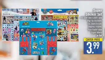 E-Center Super Sticker Set Angebot