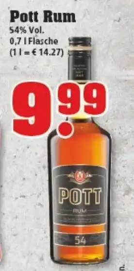 trinkgut Pott Rum 0,7L Angebot