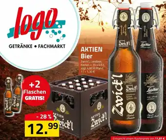 Logo Getränkemarkt Aktien Bier 20x0,5L Angebot