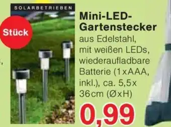 Jawoll Mini-LED- Gartenstecker Angebot