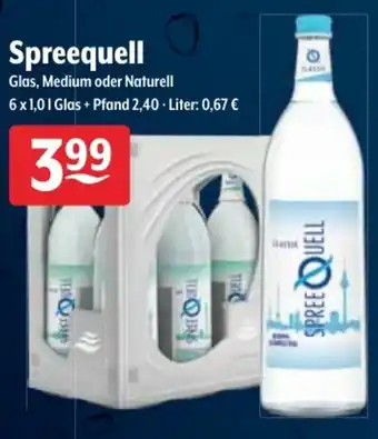 Getränke Hoffmann Spreequell 6x1L Angebot