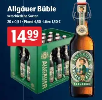 Getränke Hoffmann Allgäuer Büble 20x0,5L Angebot