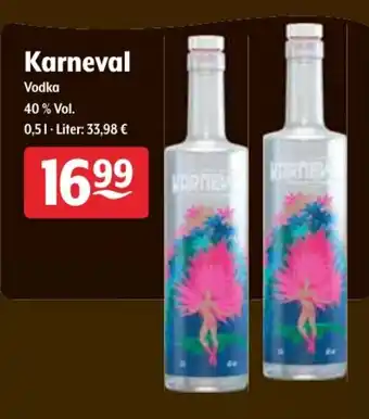 Getränke Hoffmann Karneval Vodka 0,5L Angebot