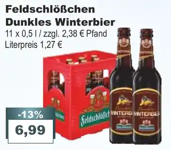 Bilgro Feldschlößchen Dunkles Winterbier 11x0,5L Angebot