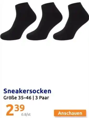 Action Sneakersocken Angebot