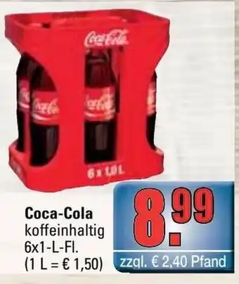 alldrink Coca Cola 6x1L Angebot