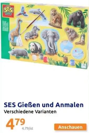 Action SES Gießen und Anmalen Angebot