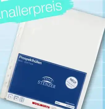 Woolworth Prospekthüllen Angebot