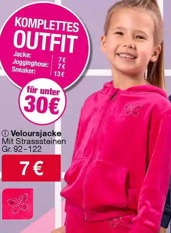 Woolworth Veloursjacke Angebot
