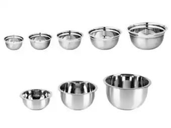 Lidl Edelstahl-Rührschüssel-Set Angebot