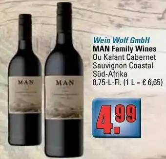 alldrink Wein Wolf GmbH MAN Family Wines 0,75L Angebot