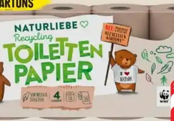 Edeka Naturliebe Recycling Toilettenpapier Angebot