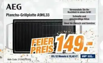 Expert AEG Plancha Grillplatte A9HL33 Angebot