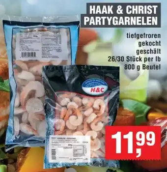 Handelshof Haak & christ partygarnelen  800 g Beutel Angebot