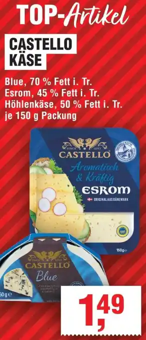 Handelshof Castello käse 150 g Packung Angebot