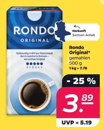 NETTO Rondo Original gemahlen 500 g Angebot
