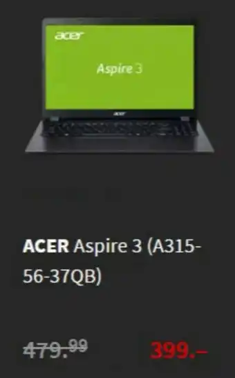 MediaMarkt Acer Aspire 3 (A315-56-37QB) Angebot