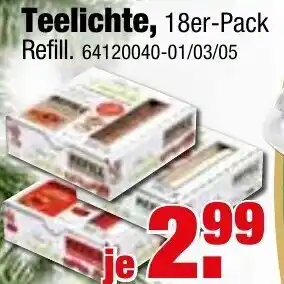 SB Lagerkauf Teelichte Angebot